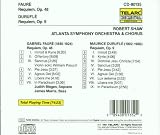 Faure Requiem Op.48 / Durufle Requiem Op.9