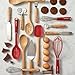 Cake Boss Stainless Steel Tools and Gadgets 10-Inch Balloon Whisk with Silicone Overmold, Red