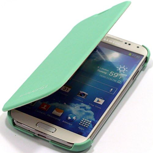 [Mint] Tmax PU Leather Wallet S4 Premium Flip Cover Case w/ Card Slot [ Ultra Slim Fit ] Leather Diary Case For Samsung Galaxy S4 IV i9500