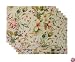 Rose Tree Tropicana Table Linens Set Of 6 Placemats, Cream