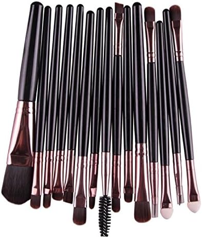 Srongstore 2016 15 pcs/Sets Eye Shadow Foundation Eyebrow Lip Brush Makeup Brushes Tool (Black)