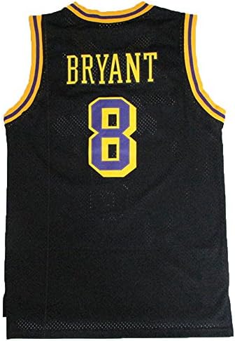 No.8 Kobe Bryant Los Angeles Lakers Basketball Jersey Free Shipping throwback