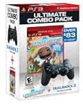 PS3 DualShock3 - Black and LittleBigP...
