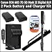 2 Pack Battery Kit For For The Canon EOS 60D EOS 5D Mark II & 7D Digital SLR Camera Includes 2 Extended Replacement LP-E6 (2600 mAH) Battery (with Info-Chip!) + Ac/Dc Travel Battery Charger + 67