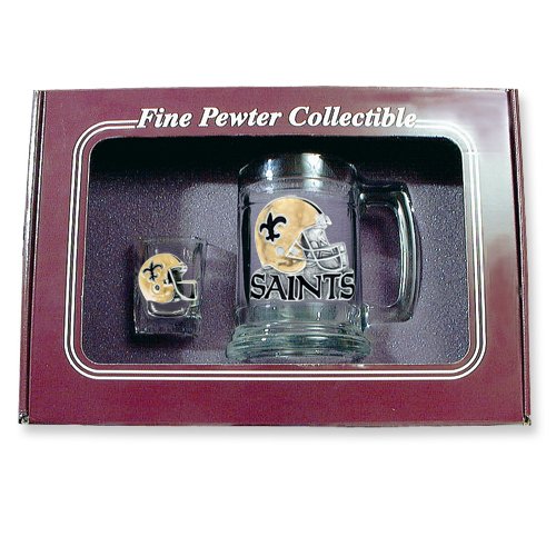 New Orleans Saints Shot Glass and Mug Set