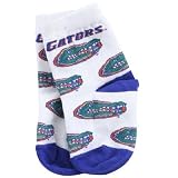 Florida Gators White Infant Bootie Socks