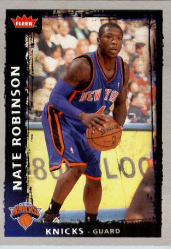 2008 2009 Fleer Basketball Card # 93 Nate Robinson Knicks Mint Condition - Shipped In Protective ScrewDown Display Case!!