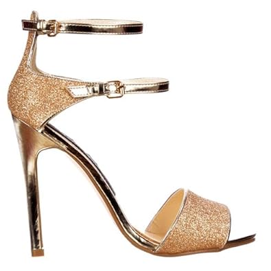 talon gris pailleté