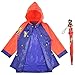 Disney Little Boys Mickey Mouse Character Slicker and Umbrella Rainwear Set