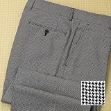 Worsted Wool Flat Front Suit Trousers