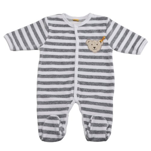 Steiff Unisex - Baby Bekleidungsset, gestreift Classics Nicky 0002848, Gr. 56, Grau (softg Preisvergleich