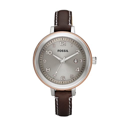 Fossil Damen-Armbanduhr Sport Analog Leder AM4304