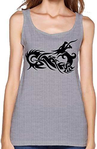 Chinese Dragon Warm Sleeveless T Shirts Graphic T Shirts For Woman