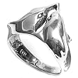 Sterling Silver Ring - Dolphins - Size: 6-10