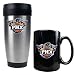 Phoenix Suns NBA Stainless Steel Travel Tumbler & Black Ceramic Mug Set - Primary Logo