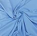 Organic Cotton Fabric Jersey Knit Eco-Friendly By The Yard - SKY (Blue)