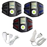 3n1 Combo - Mesh Adjustable Sport Armband for Apple iPod Nano Chromatic 4th Generation 8gb 16gb - FITS UP TO 12.5" BICEP - (Nano 4 MP3 NOT Included)