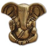 Religious Gift God Ganesha Brass Statue Sculpture