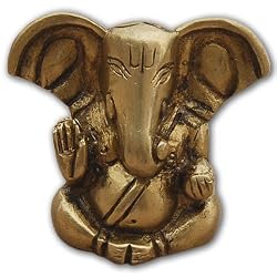 Religious Gift God Ganesha Brass Statue Sculpture