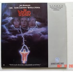 The Witches of Eastwick Laser Disc Jack Nicholson Pfeiffer
