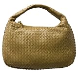 Bottega Veneta 'Veneta' Woven Chestnut Leather Medium Hobo 115653/V0013/2510