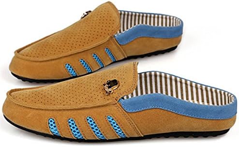 WULAODA High-Quality Man-Made Loafers Shoes Slip On Shoes Yellow10 D(M) Us