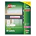 Avery Durable White Cover Up ID Labels for Laser Printers, 0.625