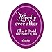 Weddingstar 8794-07 Happily Ever After Frame Sticker- Rococco Red- pack of 36