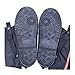 Whose Lemon Thicken PVC Reusable Zippered Women Men High Boots Waterproof Shoes Cover Rain/Snow Proof Shoes Covers Slip-resistant Wear-resistant Foldable Shoes Cover For Mortocycle Garden Hiking Camping Climbing Outdoor Activities XXL