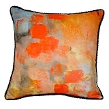 Contemporary Red Decorative Pillow