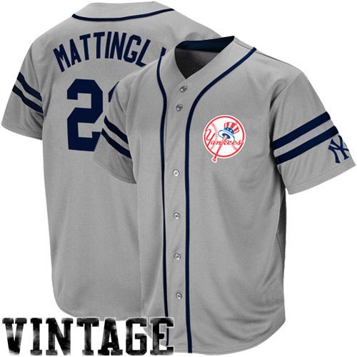 Don Mattingly New York Yankees Majestic Cooperstown Heater Jersey