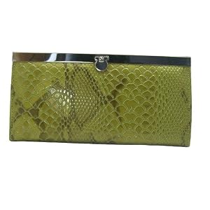 ACCORDIAN STYLE FLAT FRAME CLUTCH OPERA WALLET BY DESIGNSK