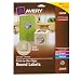 Avery Permanent Print-To-The-Edge Round Labels, Laser/InkJet, 2.5-Inch, Brown Kraft, Pack of 225 (22808)