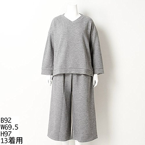 アースミュージック＆エコロジー大きいサイズ(earthmusic&ecology) 【大きいサイズ】Vネックプルオーバーセットアップ