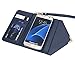 Galaxy S7 Wallet Case, Crosspace® Samsung S7 Envelope Flip Handbag Shell Women Wallet PU Leather Magnetic Folio Cover Cases with Credit Card ID Holders Wrist Strap for Samsung Galaxy S7 5.1