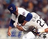 Nolan Ryan Texas Rangers - Robin Ventura Fight - Autographed 8x10 Photo