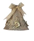 Taupe Floral Bouquet Chandelier Shade