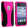 PINK 3PIECE HARD CASE COVER FOR iPhone® 3G 3GS S NEW