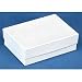 White Swirl Cotton Jewelry Charm Gift Boxes Displays 3.25"