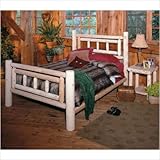 Deluxe Log Bedroom Set Bed Size: King