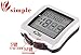 Hanxue Digital Clock, Timer, and Stopwatch, LED Code Table Waterproof Stop-watch