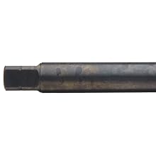 Dormer MTT-X E045 Powdered Metal Spiral Point Threading Tap for Stainless Steel, Black Oxide Finish, Round Shank With Square End, Plug Chamfer