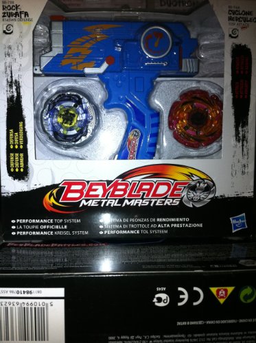 Beyblade Exclusif Duotron Launcher 98410 ROCK ZURAFA R145WB et CYCLONE HERCULEO 105F NEWS 2011 HASBRO