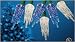 Set of 30 LED Crystallized Blue & White Icicle Christmas Lights #ES62-343