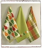Pear Dishtowels Set of 3