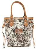 Guess Entangled Small Tote Bag, Brown