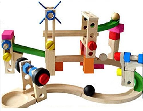 Formula® Intellectual Puzzle Wooden Roller Coaster Track Ball Track Blocks Children's Educational Toy