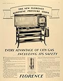 1928 Ad Florence Stove Co Kerosene Pressure Kitchen - Original Print Ad