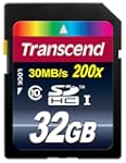 Transcend 32 GB Class 10 SDHC Flash M...