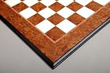 House of Staunton Superior Elm Burl Chessboard - 2.25 inch
